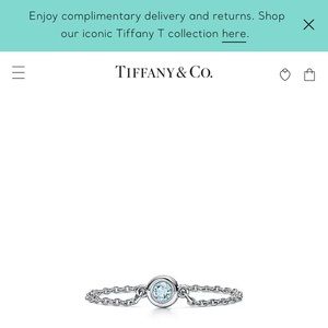 Tiffany & Co. size 8 Color by the yard ring